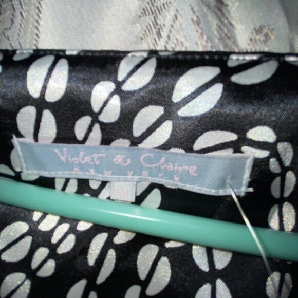 3 tops $25 NEW WITH TAGS VIOLET AND CLAIRE LONG SLEEVE SILK LIKE BLOUSE SIZE M - Picture 6 of 13